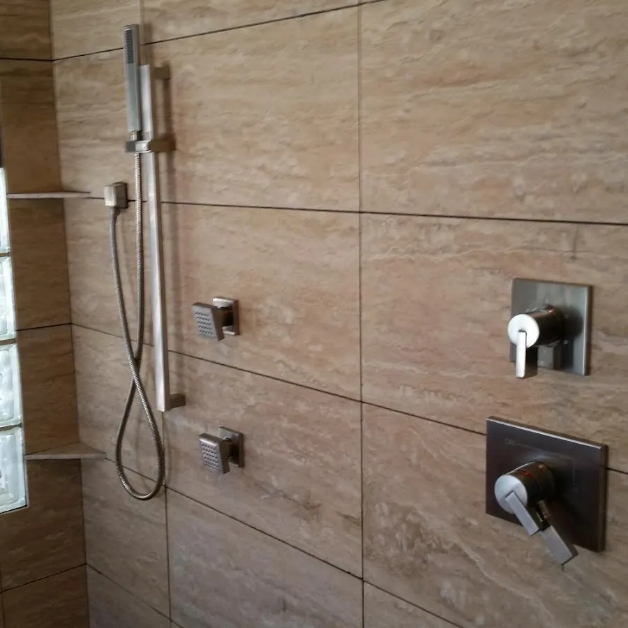 Shower fixture installation for Water Heater Replacement in Tempe